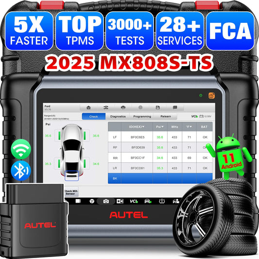 Autel MaxiCheck MX808S-TS Scanner – TPMS, 3000+ Tests & 30+ Services