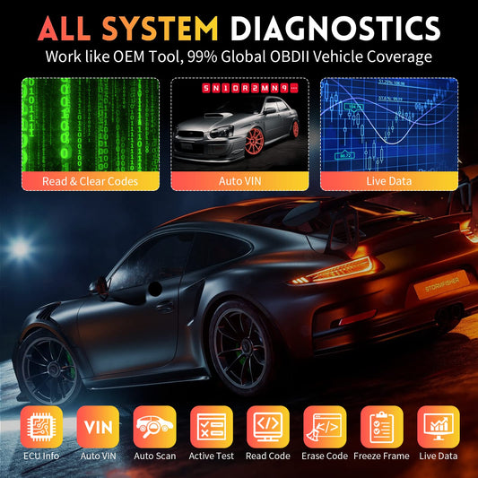 Autel MP808Z-TS Scanner with ECU Coding & TPMS Functions