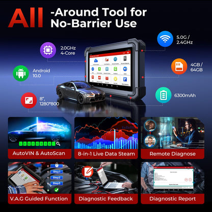 LAUNCH X431 PRO Dyno 2025 Scanner – ECU Coding & 38+ Services