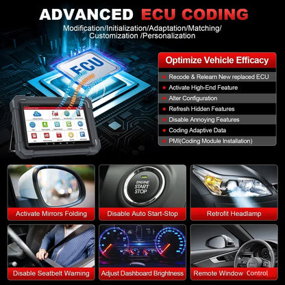 Launch X431 PRO3 ACE Elite 2025 OBD2 Scanner with 55+ Resets