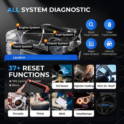 LAUNCH X431 PROS V+ 5.0 Elite 2025 OBD2 Scanner