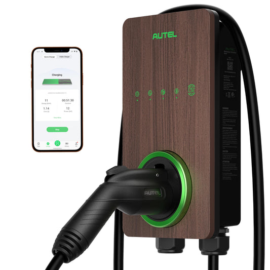 Autel MaxiCharger 240V EV Charger – Wood Grain Design