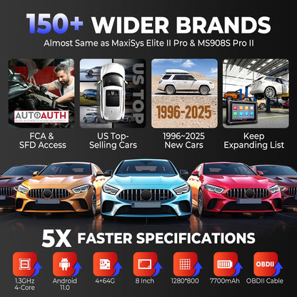 Autel MX900 + AL539 OBD2 Scanner – Full System & Circuit Diagnostics
