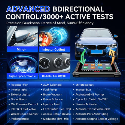 Autel MX900 Scanner – 2025 Bi-Directional OBD2 Diagnostic Tool