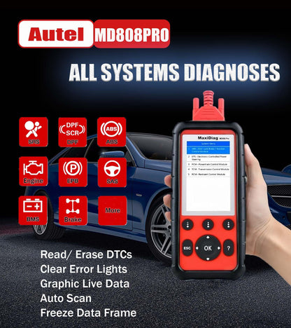Autel MD808 Pro OBD2 Scanner All-System Diagnostic Tool