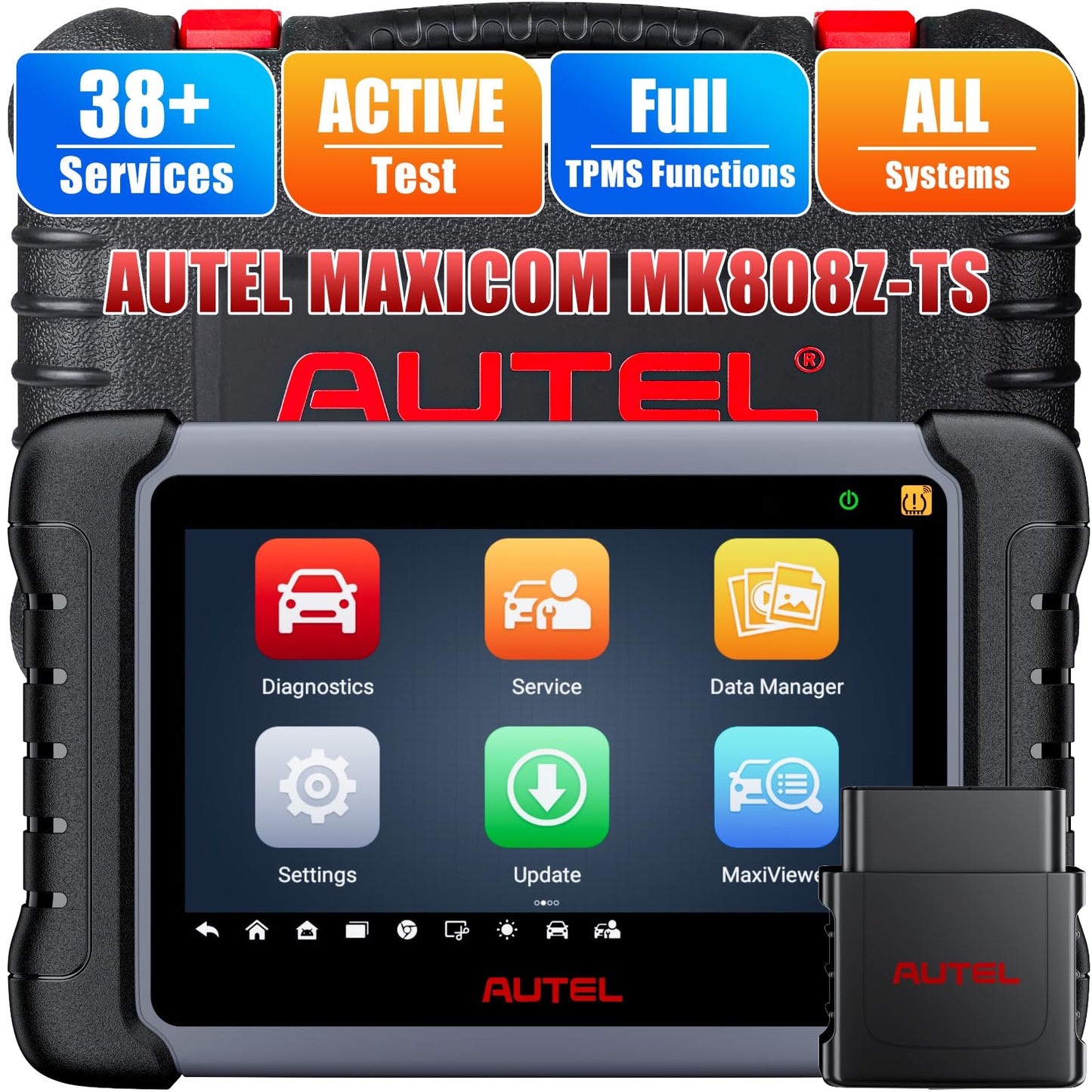 Autel MaxiCOM MK808Z-TS 2024 Bi-Directional OBD2 Scanner with Full TPMS