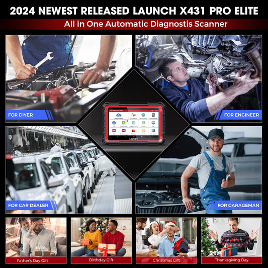 LAUNCH X431 PRO Elite 2024 Bi-Directional OBD2 Diagnostic Tool
