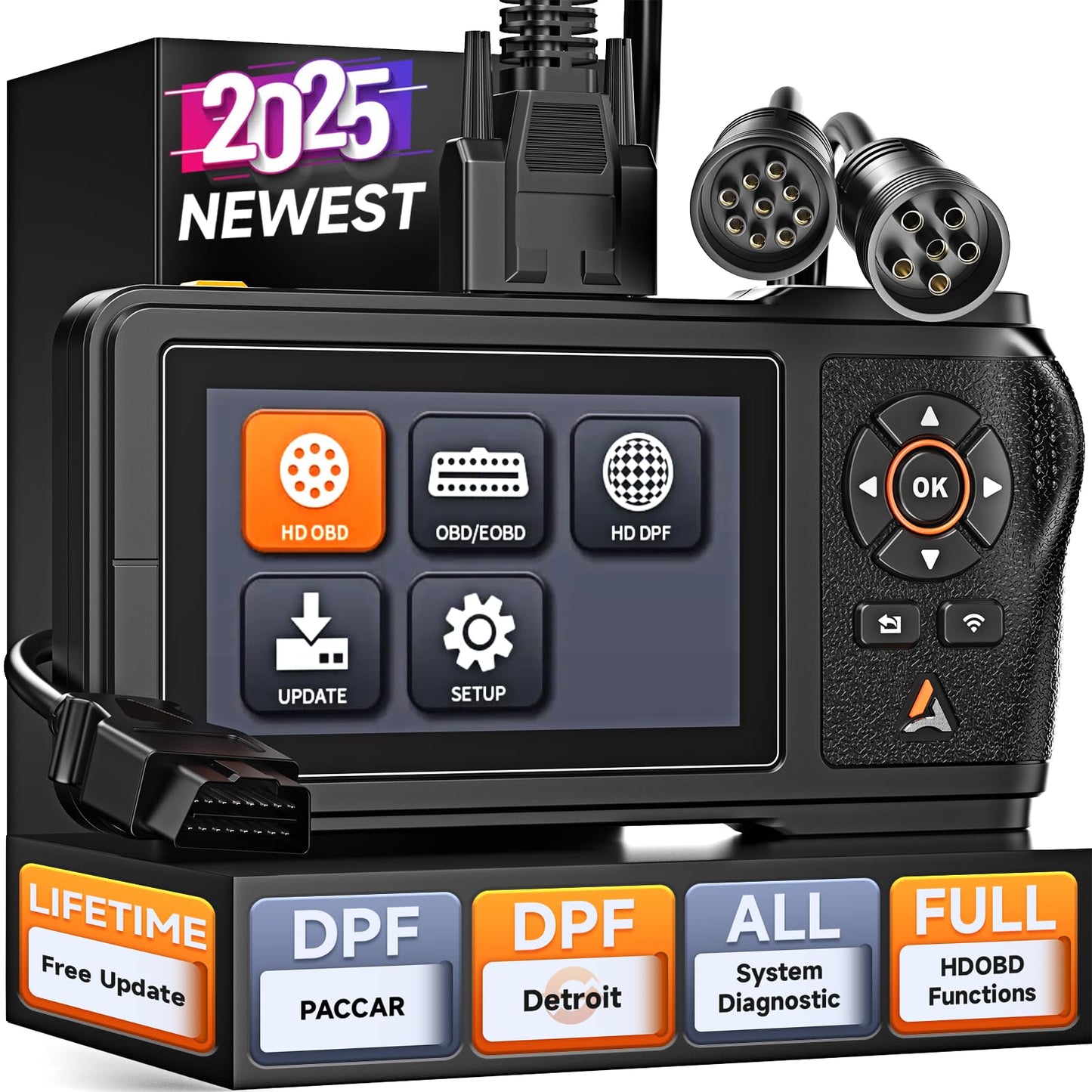 ANCEL HD431 Diesel Truck Scanner with DPF Regen & OBD2