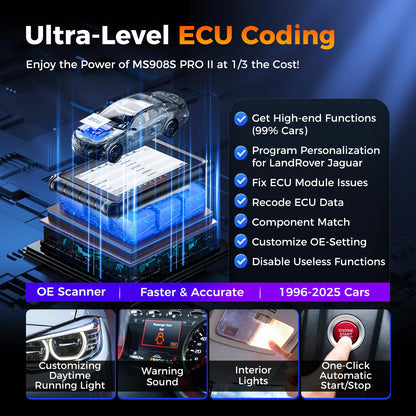 Autel MaxiPRO MP900 Scanner 2025 | ECU Coding & 3000+ Active Tests