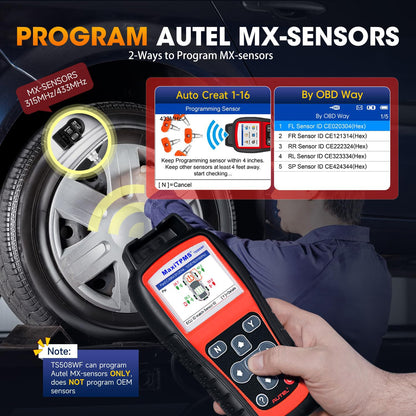 Autel MaxiTPMS TS508WF WiFi TPMS Relearn & Programming Tool 2025