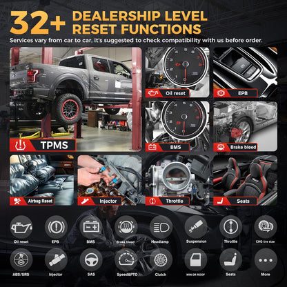 Autel MaxiCheck MX808S-TS Scanner – TPMS, 3000+ Tests & 30+ Services