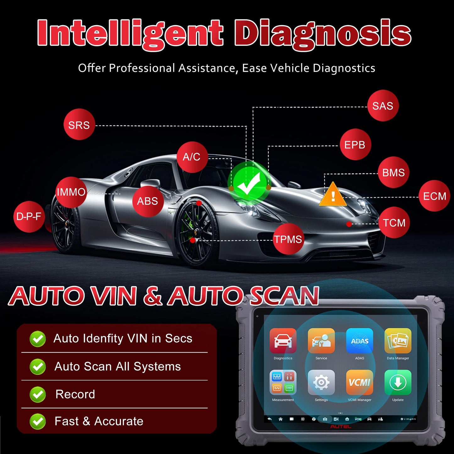 Autel MaxiSys Ultra ADAS 2025 Scanner with ECU Coding & Calibration