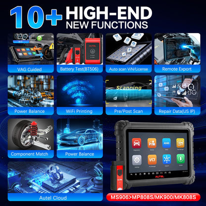 Autel MS906MAX Scanner 2025 – ECU Coding, 3000+ Tests, 40+ Services