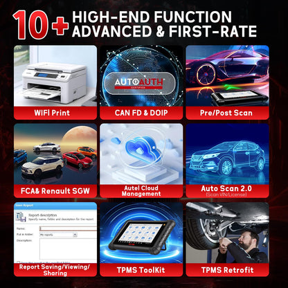 Autel MaxiTPMS TS900 2-in-1 TPMS Programmer & Diagnostic Scanner