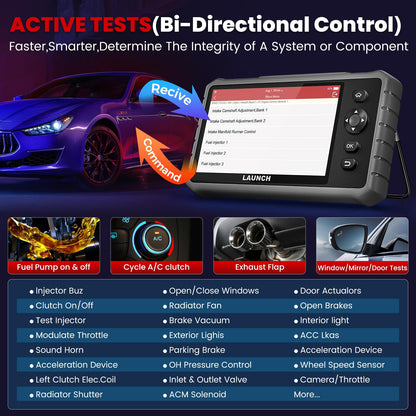 LAUNCH X431 CRP919E Lite OBD2 Scanner | 32+ Services & Bi-Directional