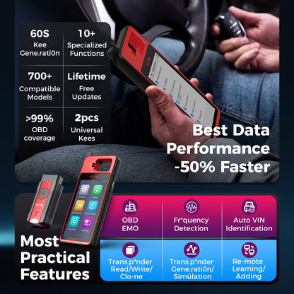 Autel MaxiIM K-M-100E OBD Learning Tool for 700+ Vehicles 2025