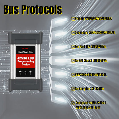 Autel MaxiFlash Elite J2534 ECU Programmer – Multi-Protocol Interface