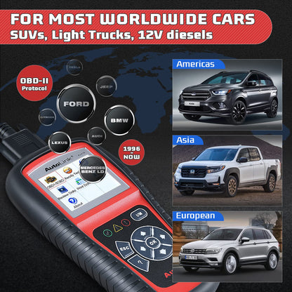 Autel AL519 OBD2 Scanner – Full Mode 6 CAN Code Reader