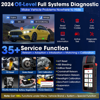 2024 Launch X431 Diagun V Bi-Directional Scanner
