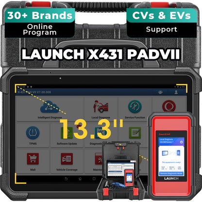 LAUNCH X431 PADVII Elite – ECU Programming & HD Truck Scanner