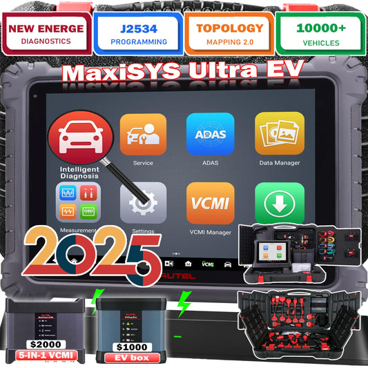 Autel MaxiSYS Ultra EV Scanner 2025 – High Voltage & ECU Coding