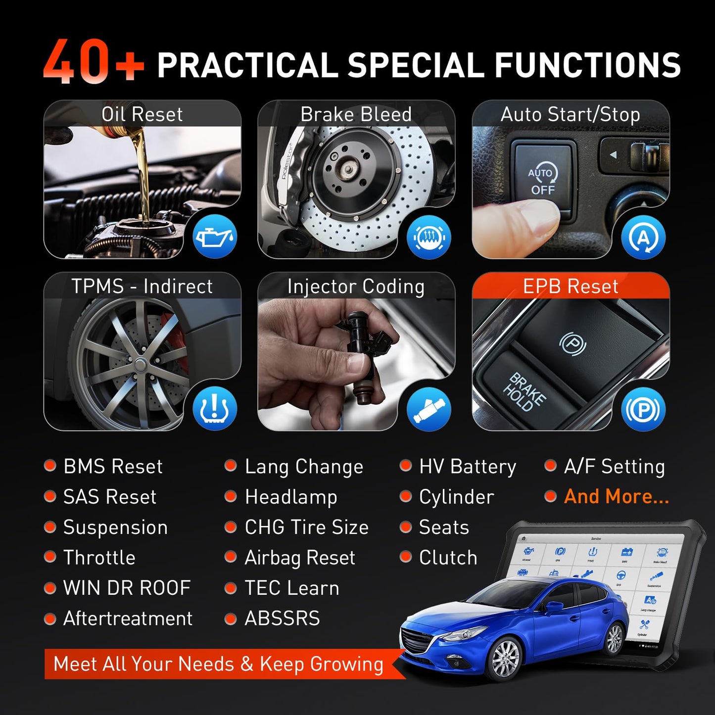 OTOFIX D1 PROS 2025 ECU Coding Scan Tool with 40+ Services & FCA SGW