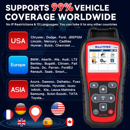 Autel TS508WF TPMS Tool Kit – MX-Sensor Programming & Reset