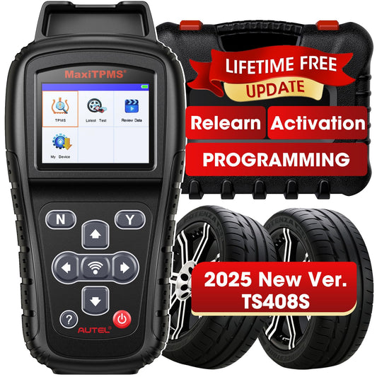 Autel MaxiTPMS TS408S TPMS Tool – 2025 Relearn & Programming