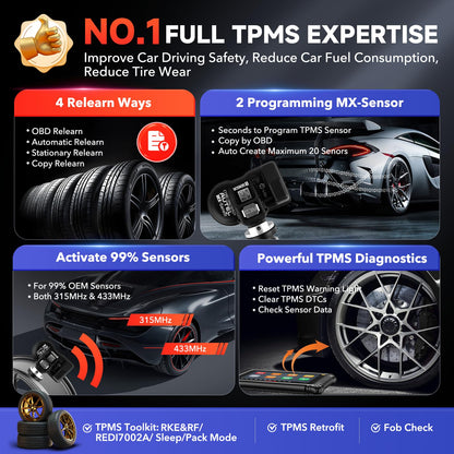 Autel MaxiSYS MS906 PRO-TS 2025 TPMS & ECU Diagnostic Tool