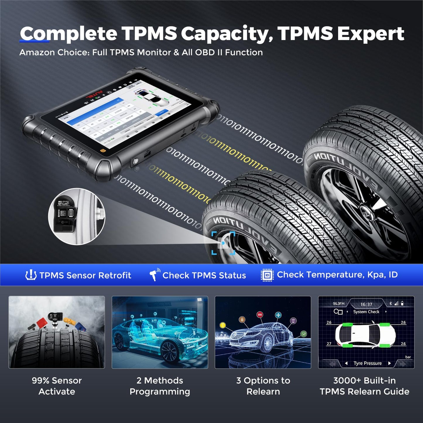 Autel MaxiCheck MX900TS 2025 TPMS & Diagnostic Scanner