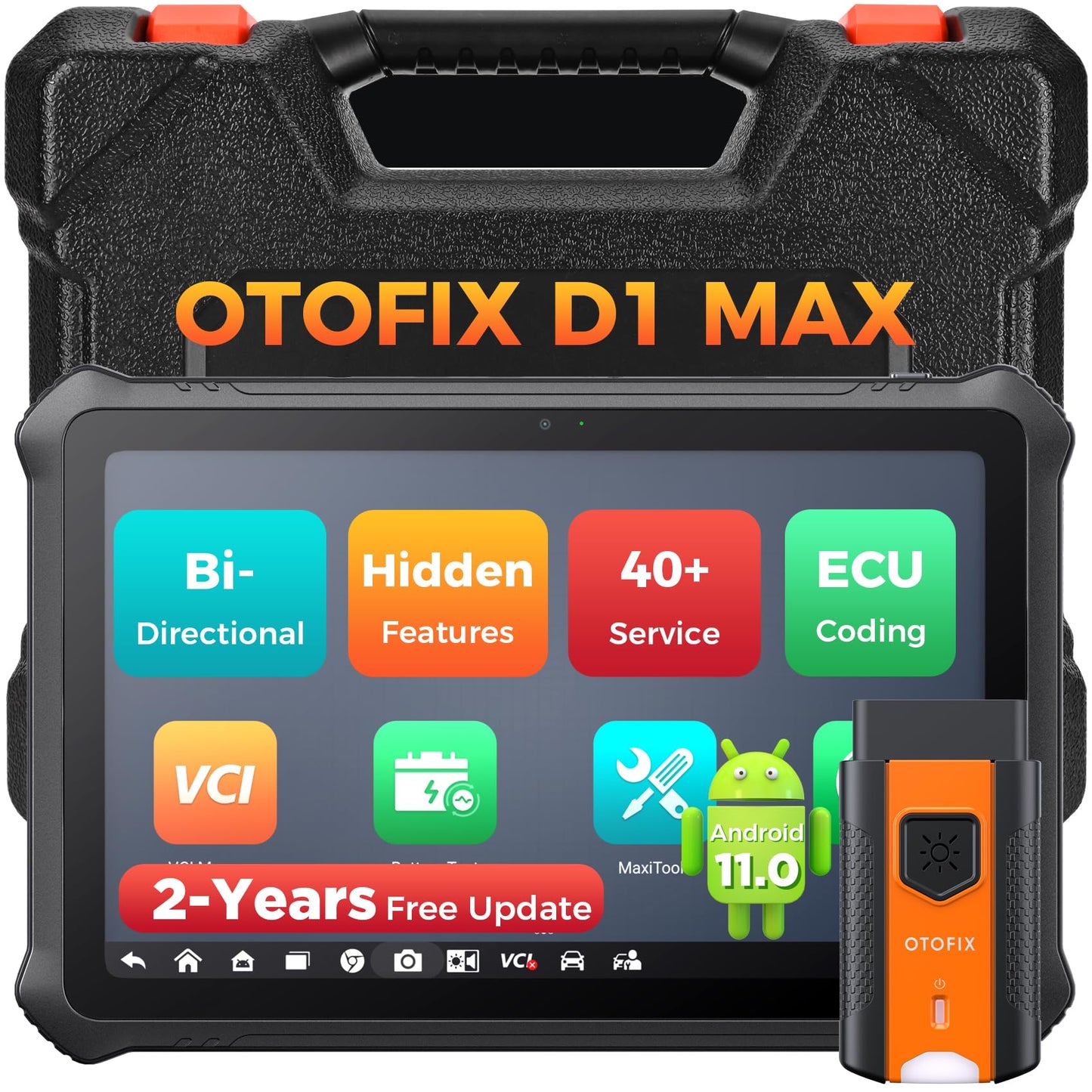 OTOFIX D1 Max ECU Coding Scanner with Bi-Directional Control & 40+ Services