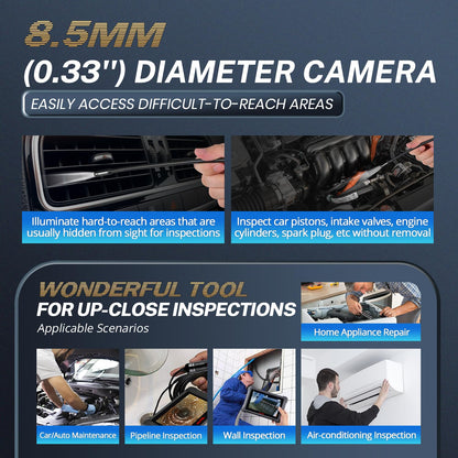 Autel MaxiVideo MV108S HD Inspection Camera – 8.5mm Endoscope 1920P