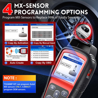 Autel MaxiTPMS TS508WF TPMS Relearn & Reset Tool 2025