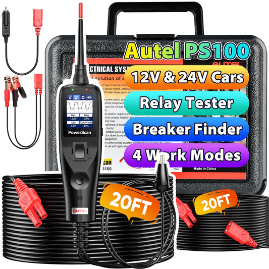 Autel PowerScan PS100 Circuit Tester – 12V/24V Diagnostic Tool