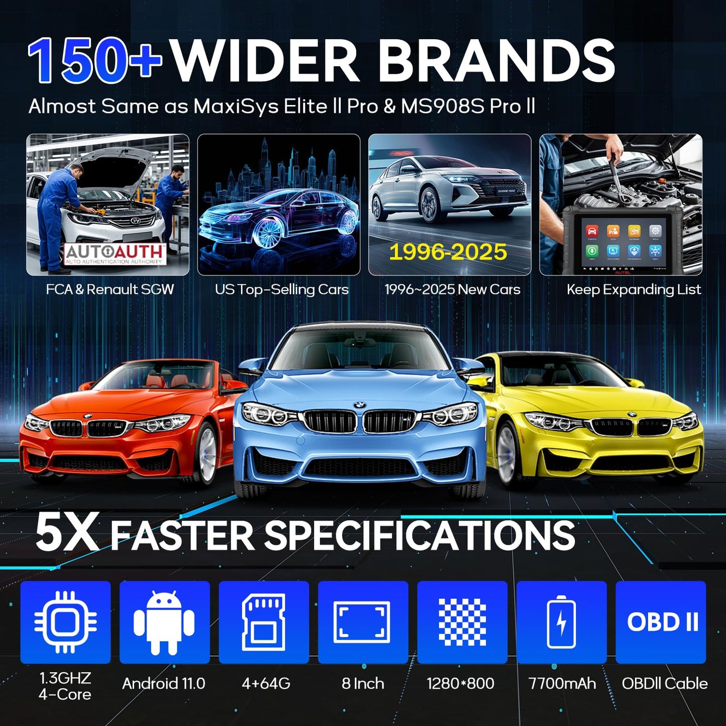 Autel MX900 Scanner – 2025 Bi-Directional OBD2 Diagnostic Tool