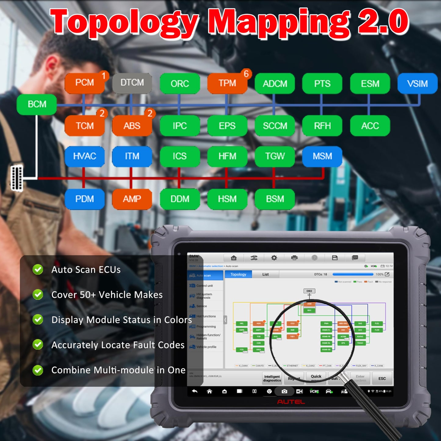 Autel MaxiSYS Ultra EV Scanner 2025 – High Voltage & ECU Coding
