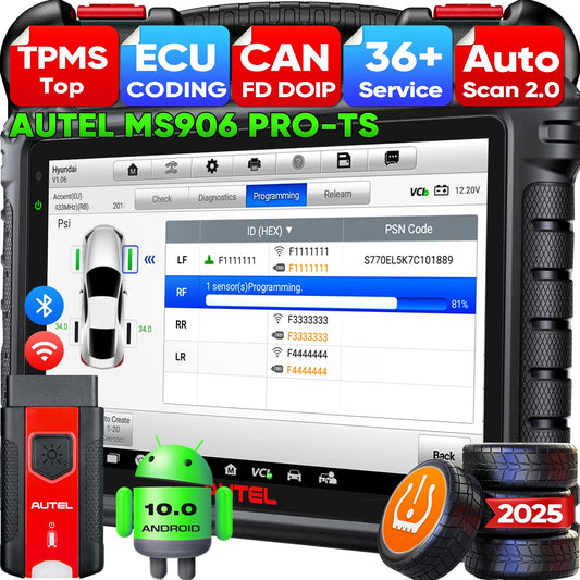Autel MaxiSYS MS906 PRO-TS 2025 TPMS & ECU Diagnostic Tool