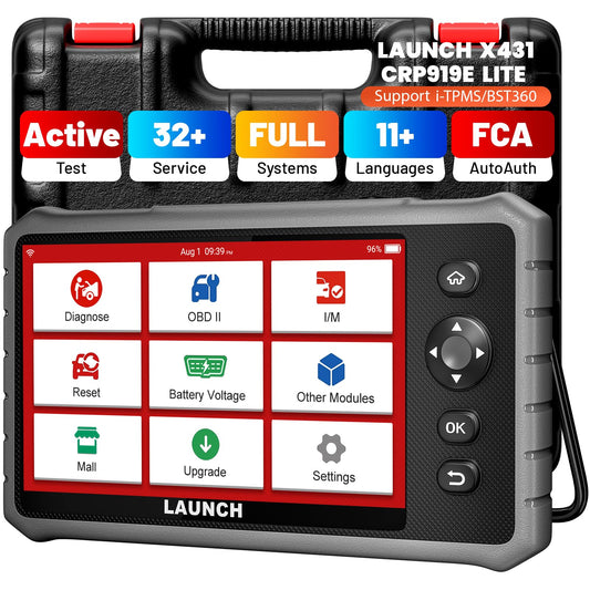 LAUNCH CRP919E Lite OBD2 Scanner with Active Test 2025