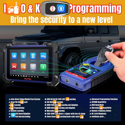 Autel IM608 PRO II Scanner with XP400Pro – ECU Programming & 40+ Services