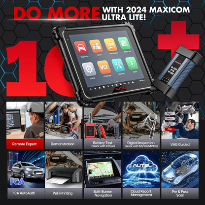 2025 Autel MaxiCOM Ultra Lite Scanner – Advanced ECU Coding & 40+ Services