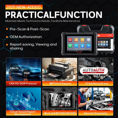 Autel MaxiCheck MX900 2025 OBD2 Scanner – 3000+ Active Tests & 40+ Services