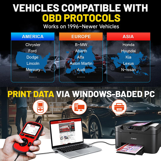 Autel AutoLink AL549 OBD2 Scanner – ABS, Battery Test, Live Data, DTC Reader, 2025 Upgrade of AL519