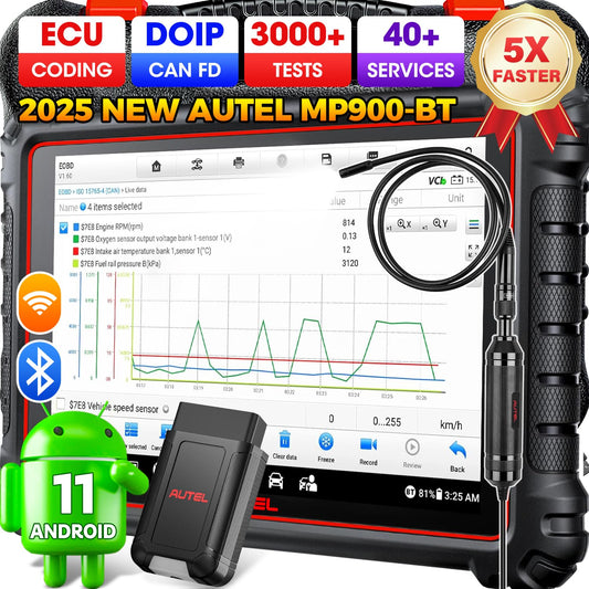 Autel MaxiPRO MP900-BT Scanner + MV108S | 2025 ECU Coding Tool