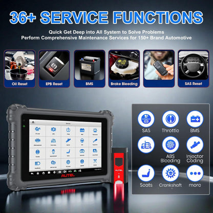 Autel MaxiSys MS906 Pro 2025 ECU Coding OBD2 Scanner with 36+ Services