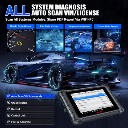 Autel MX900 OBD2 Scanner – 2025 All-System Diagnostic Tool