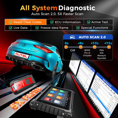 Autel MaxiSYS MS906 PRO Scanner 2025 – ECU Coding & 3000+ Tests