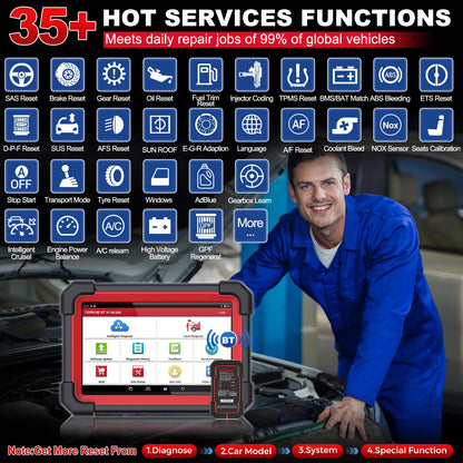 LAUNCH X431 CRP919EBT Elite 2025 OBD2 Scanner | ECU Coding & 35+ Resets