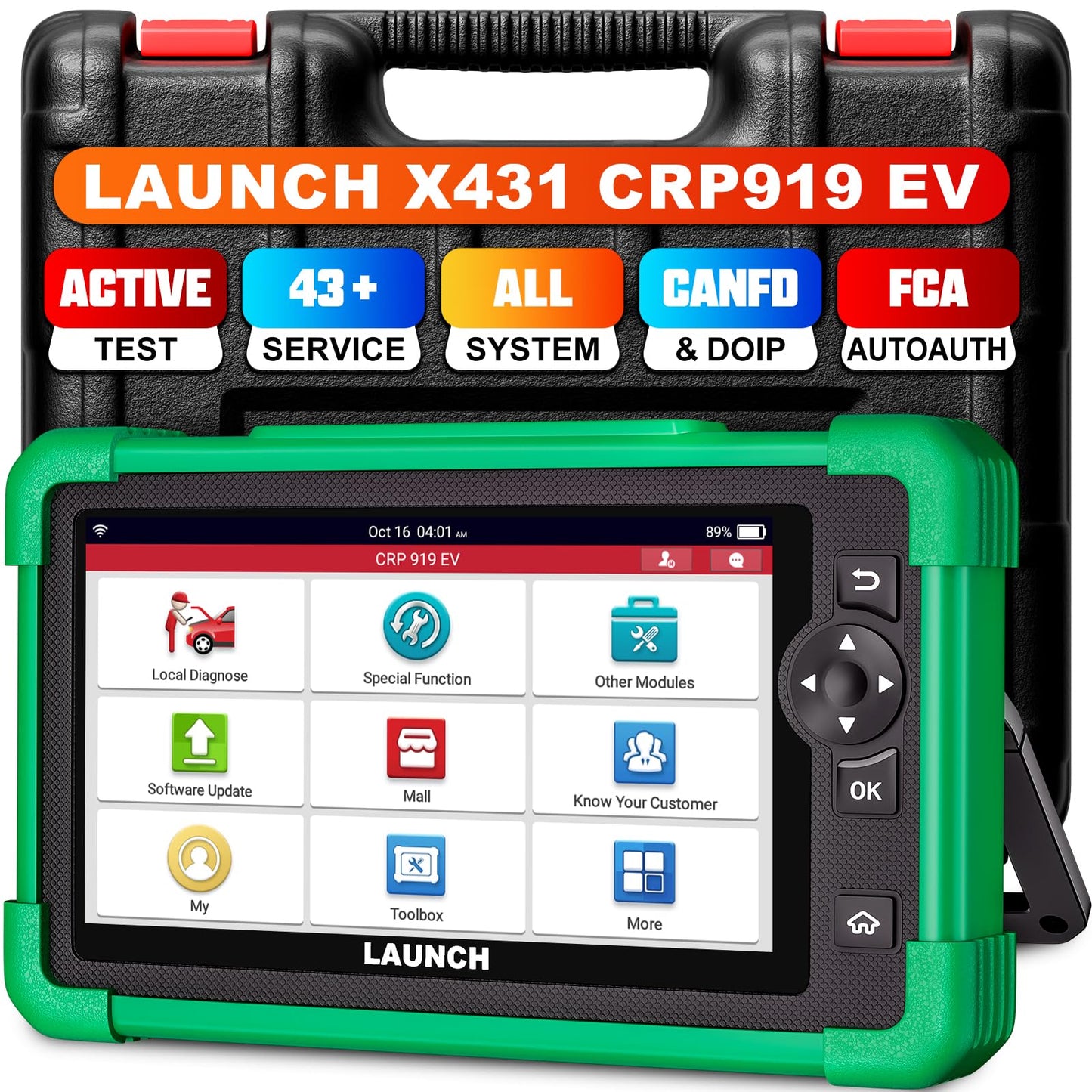 LAUNCH X431 CRP919 EV Scanner – 2025 New Energy Vehicle Diagnostic Tool