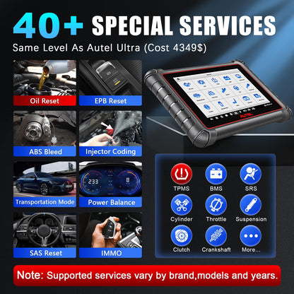 Autel MaxiPRO MP900-TS Scanner with MV108S Endoscope – ECU Coding & Full TPMS