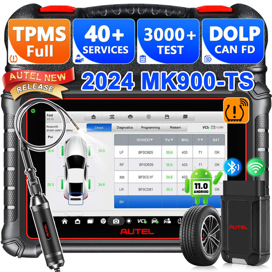 Autel MaxiCOM MK900-TS 2024 Scanner with Full TPMS & MV108S Endoscope